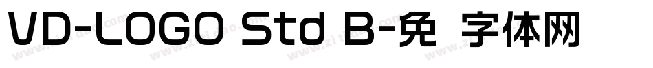 VD-LOGO Std B字体转换